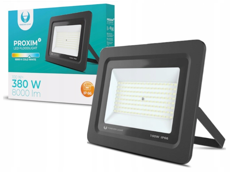 Venkovní Led halogen 100W Vodotěsný na zeď