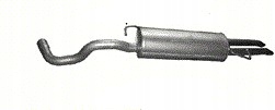 24.005 - Задній глушник Skoda Octavia + VW Bora 1,9 TDi