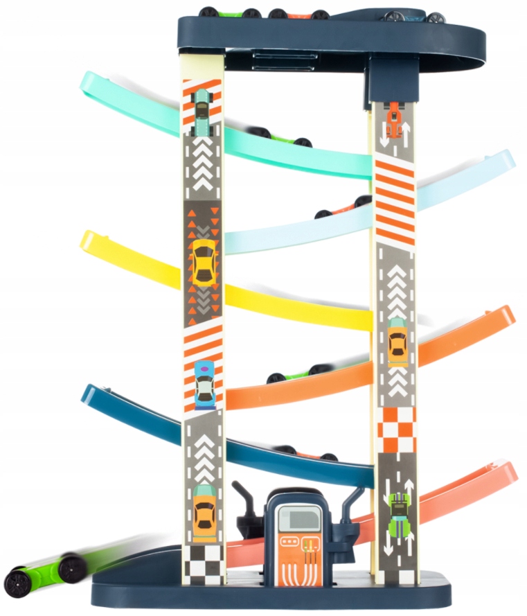 ZJEŻDŻALNIA TOR SAMOCHODOWY DLA SAMOCHODÓW + 6 AUT Marka Stator