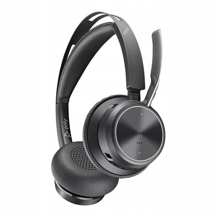 Sluchátka s mikrofonem Poly Voyager Focus 2 Usb-c adaptéry