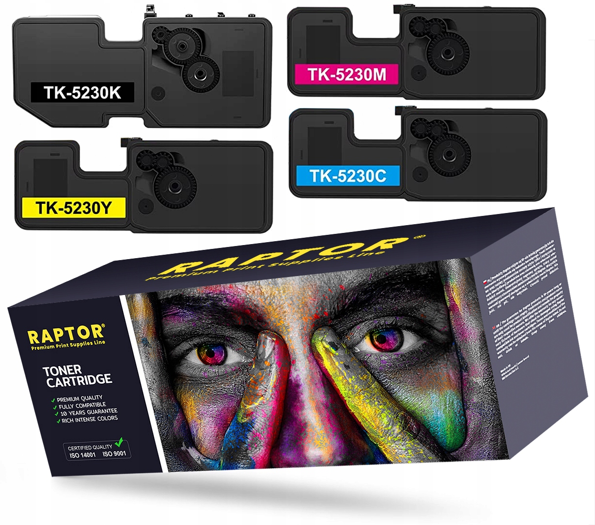 4x Toner pro Kyocera P5021cdn P5021cdw M5521cdw