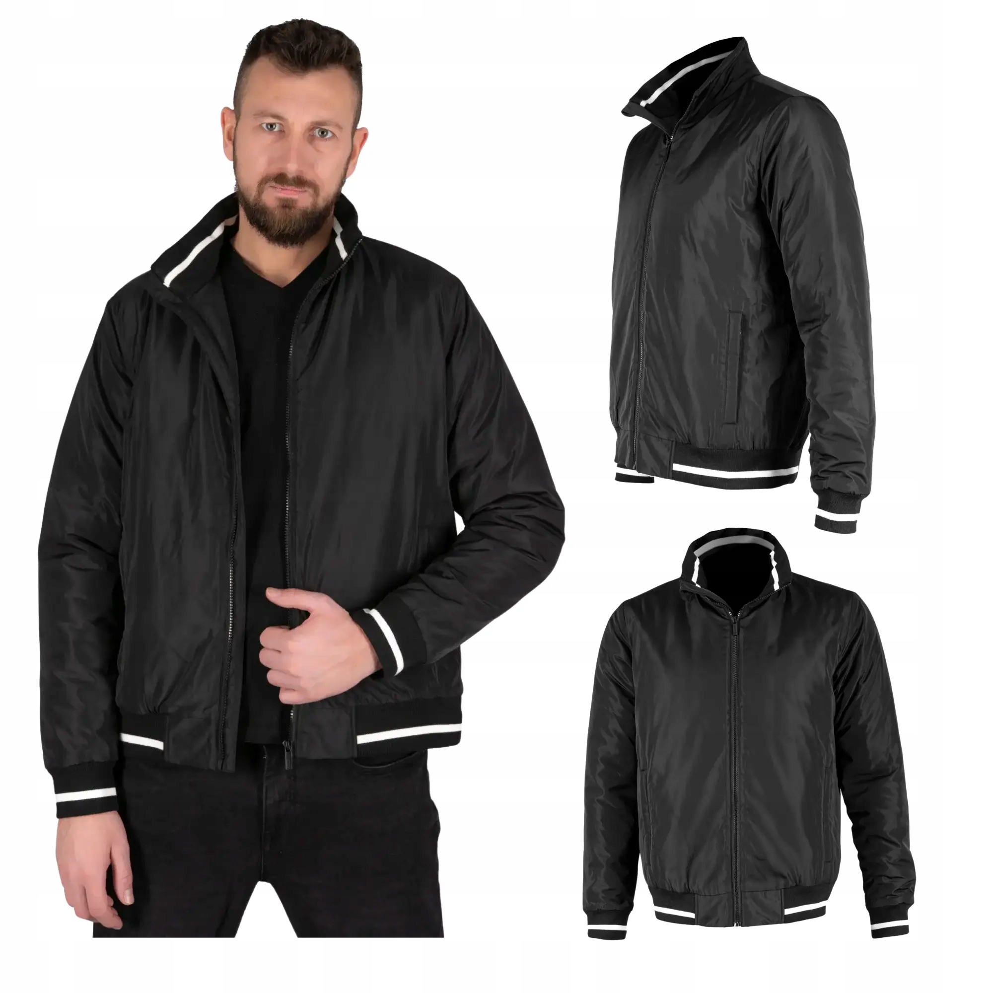 Pánská černá zimní bunda Capri Captain Mike L