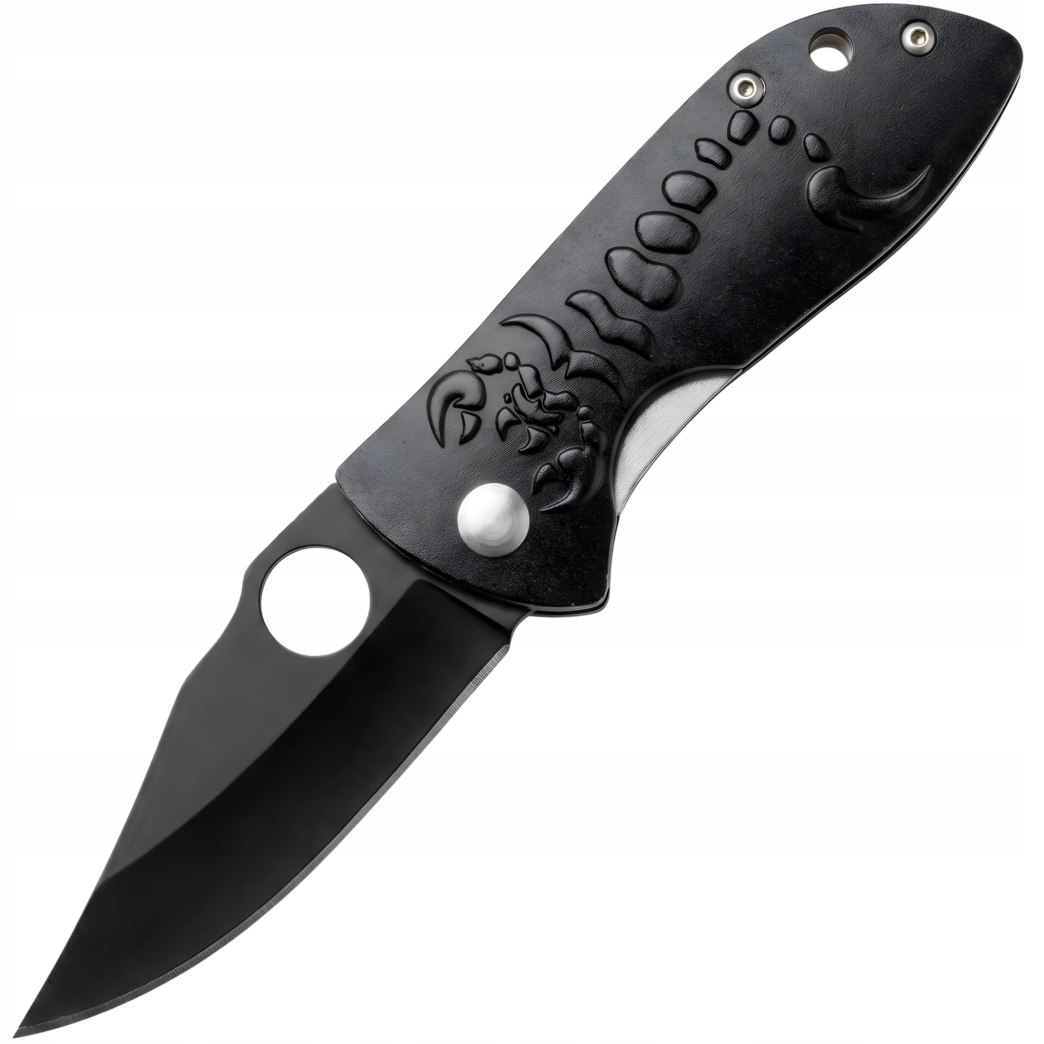 Składany nóż outdoorowy A3963 Czarny KP-40384
