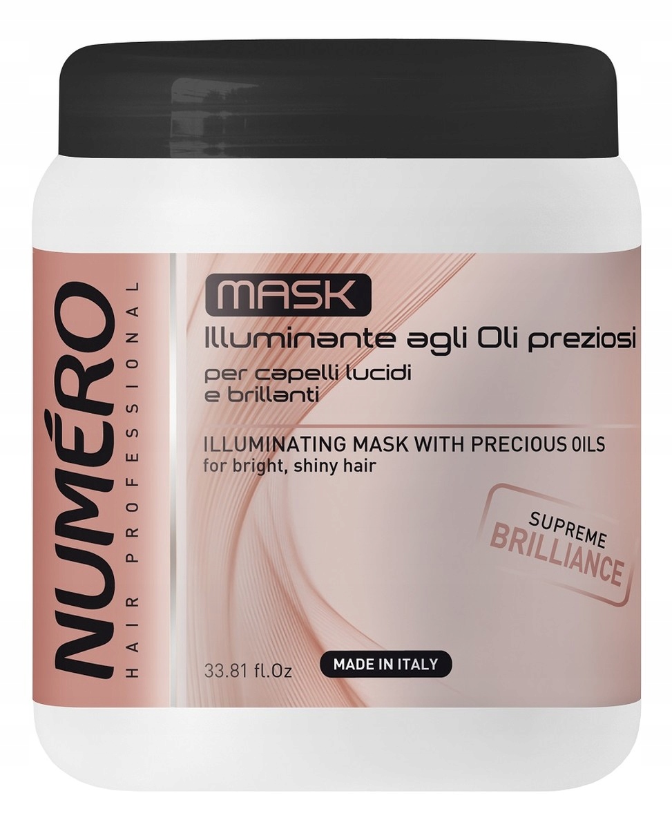 Numero Rozjasňující maska pro lesk vlasů 1000 ml