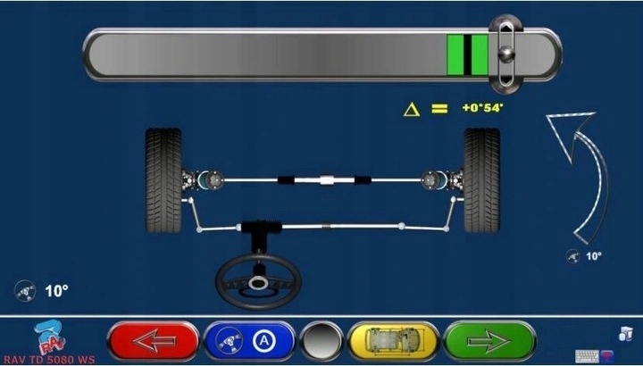 Urzadzenie geometrii kol CCD RAVAGLIOLI 5080 WS Brand Ravaglioli