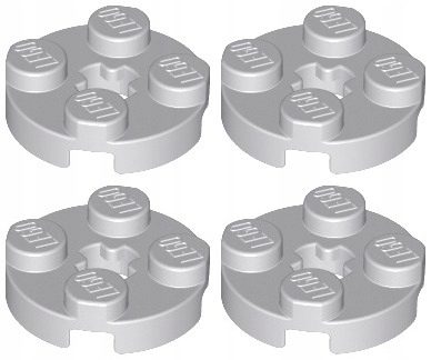 

Lego 4032 Płytka 2x2 szara j. Nowa (1g) 4 szt.