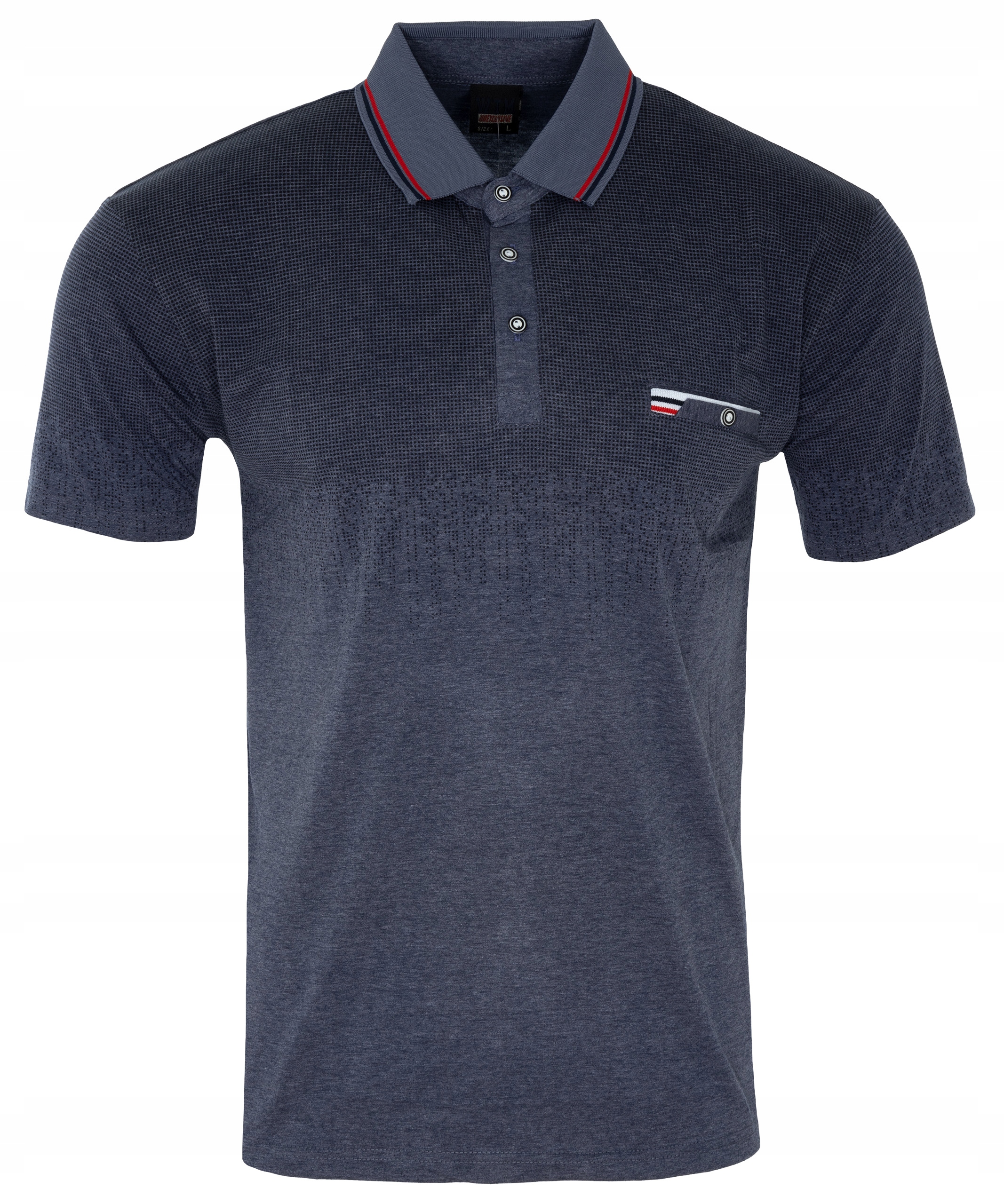 KOSZULKA męska POLO GRAFITOWA z kieszonką rozmiar XXL