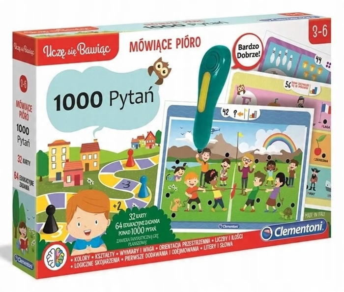 

Clementoni Mówiące Pióro 1000 Pytań Liczby 50653