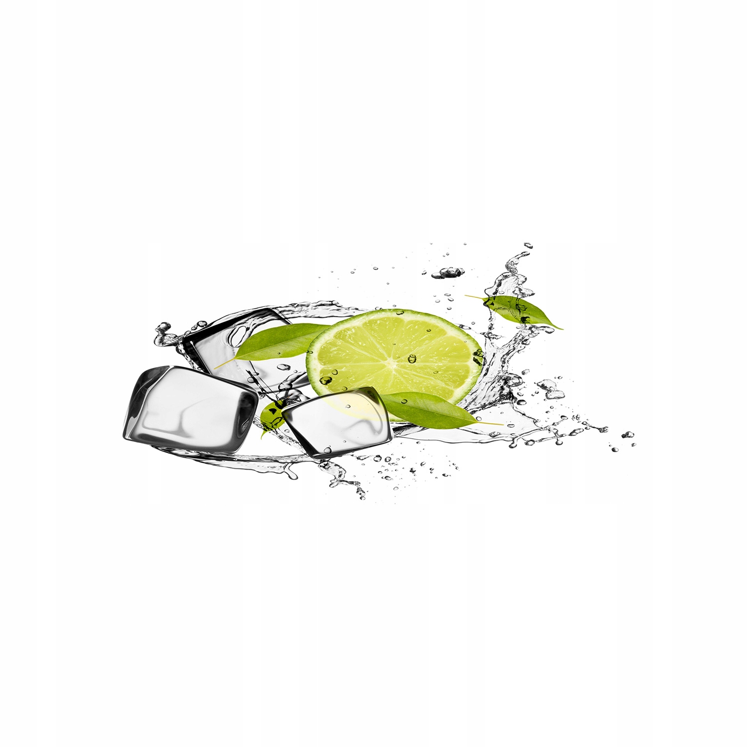 

Foto obraz akryl zdjęcie Limonka z lodem 125x50 cm