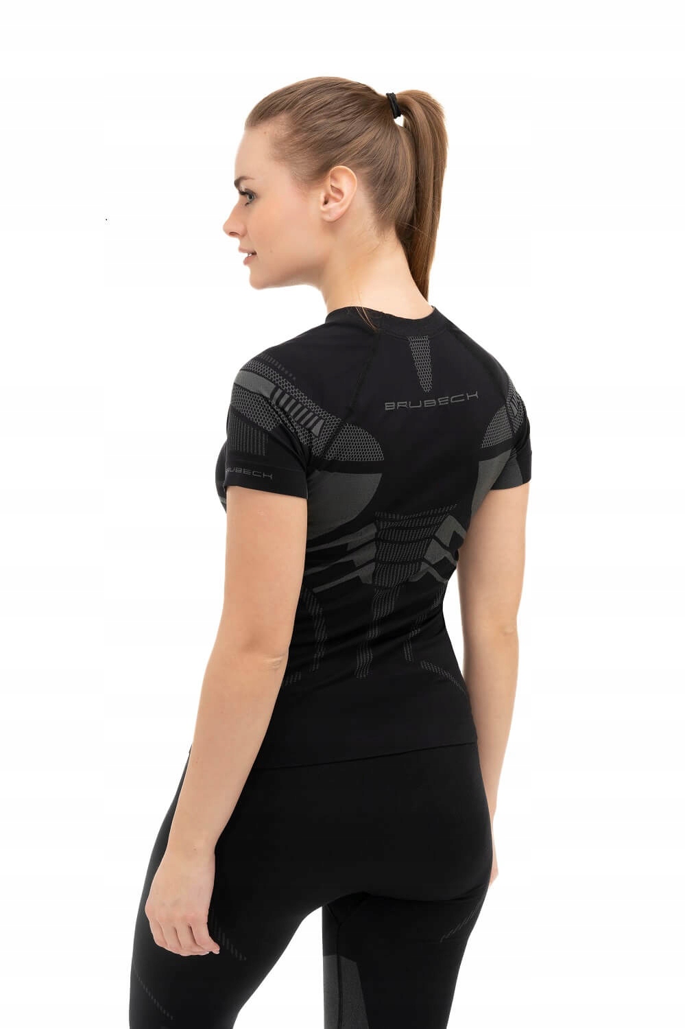 DAMSKA KOSZULKA BIELIZNA TERMOAKTYWNA SZYBKOSCHNĄCA BRUBECK DRY W GÓRY | XL Rozmiar XL