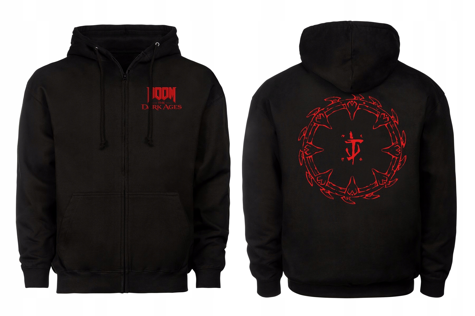 Doom The Dark Ages mikina na zip "shield" velikost S