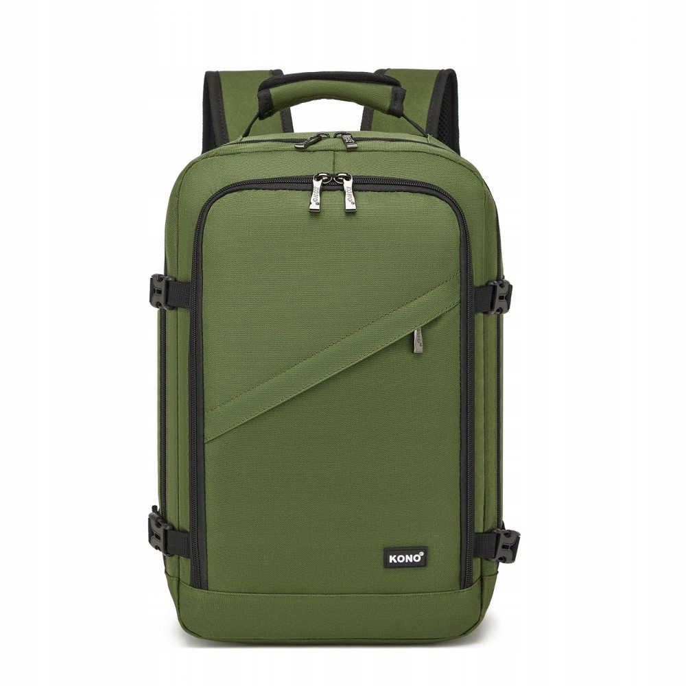 Plecak podręczny do Samolotu damski zielony Ryanair 40x30x20 mały Expander