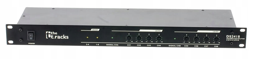 Rozbočovač audio signálu Xlr 2:4 1:1 the t.racks DS2418