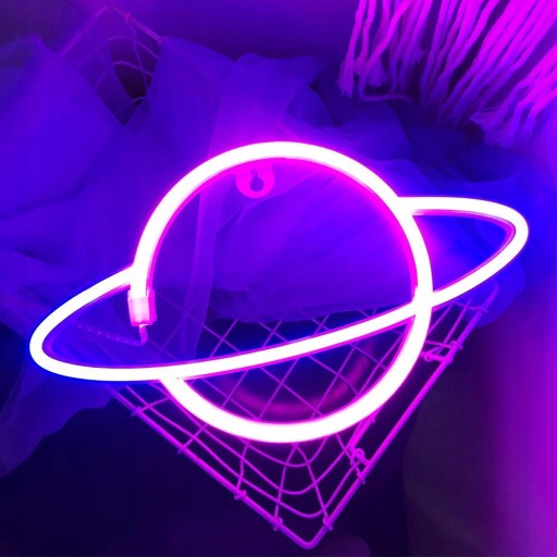 Neon Bedee Planet Neon Light 30 x 17,5 cm Marka inny