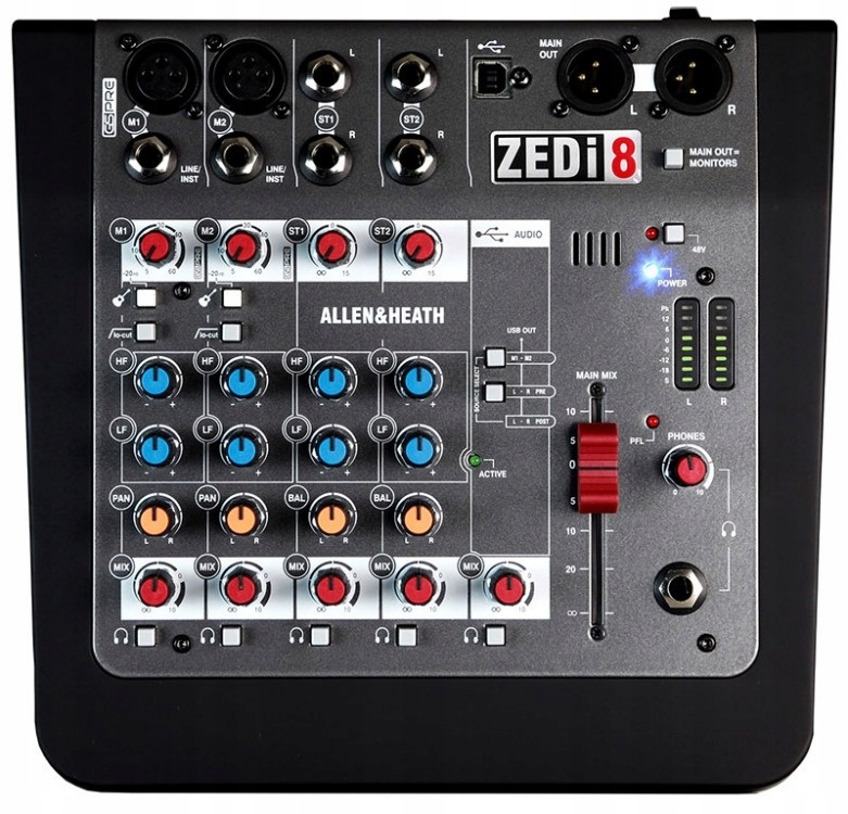 Allen & Heath ZEDi 8 mikser analogowy audio