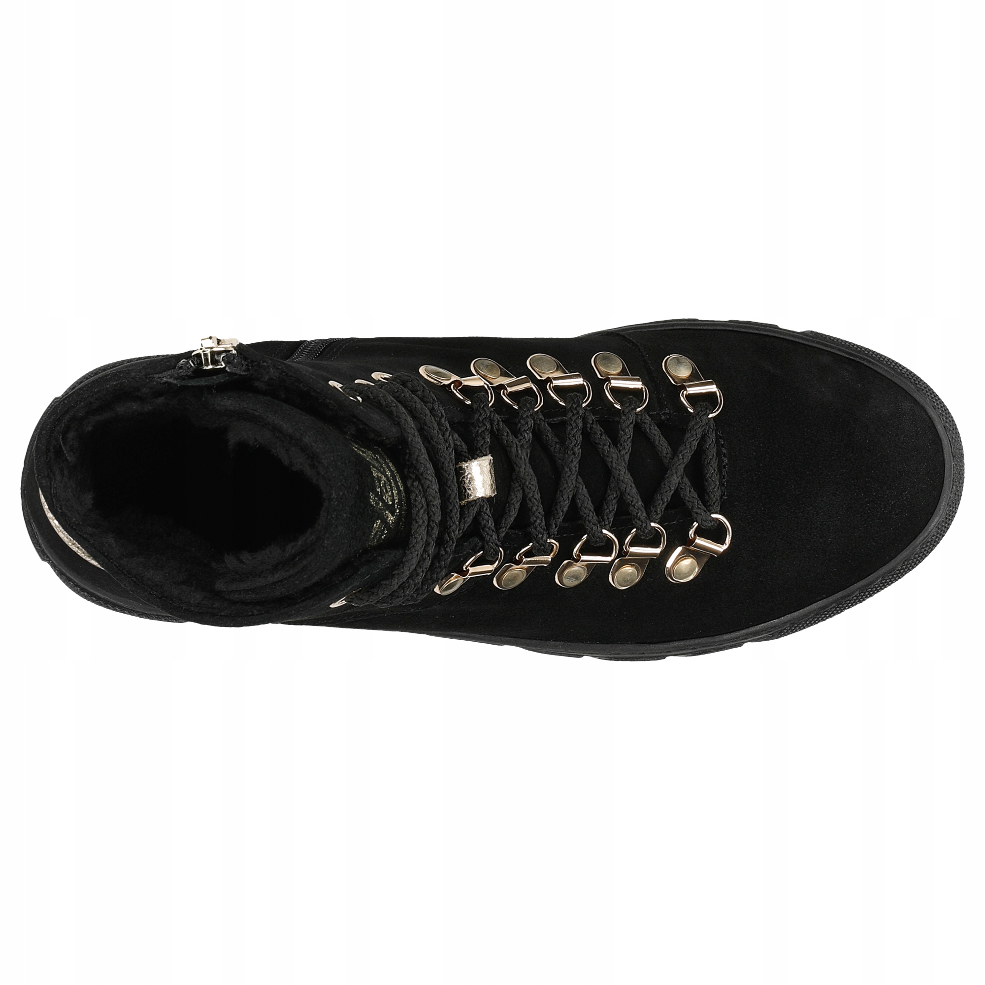 Dámské zateplené boty Relaks černo-zlaté 37