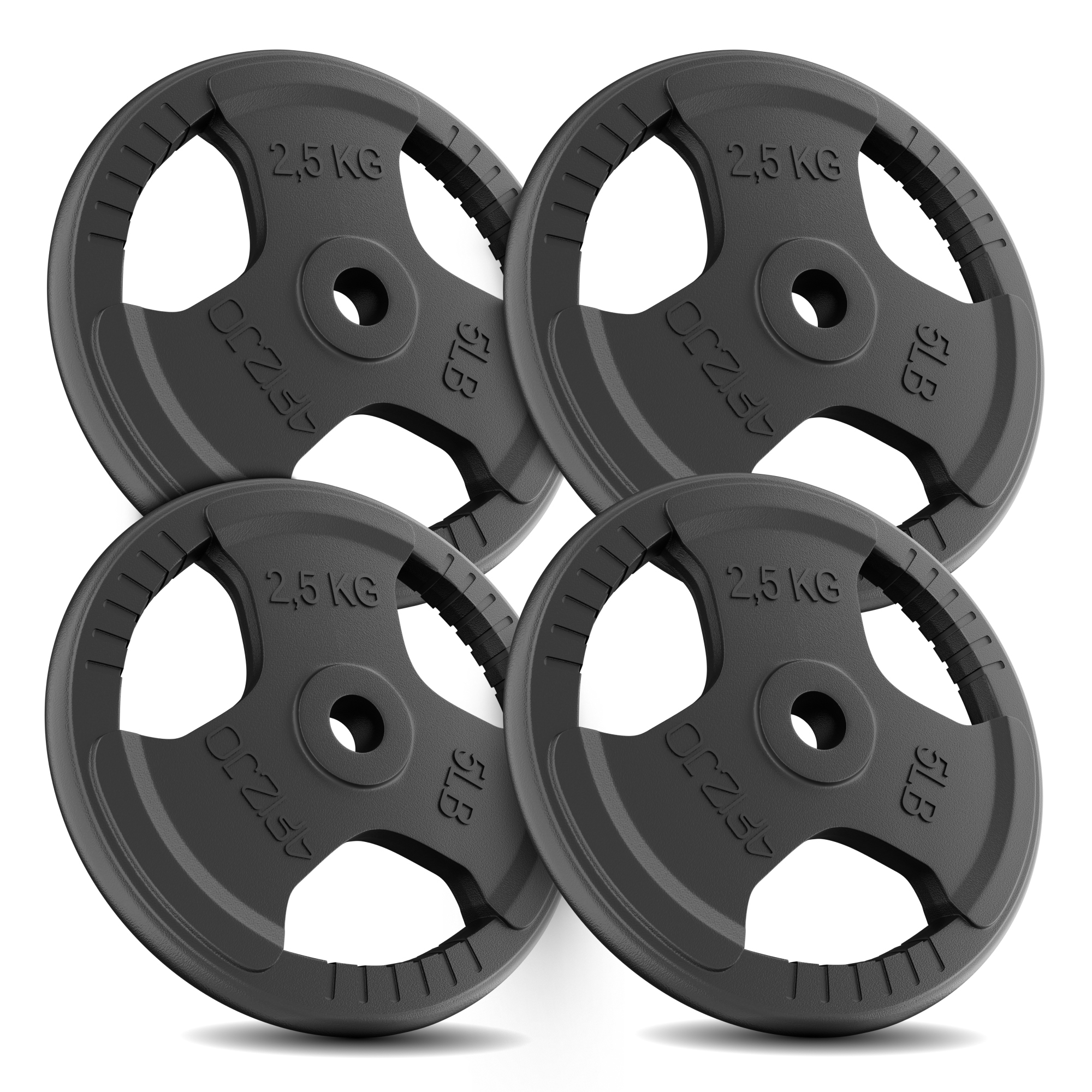 Závaží Litinové Talíře Na Činky Gryfu Kroužek Náklad Závaží 4x2,5 kg