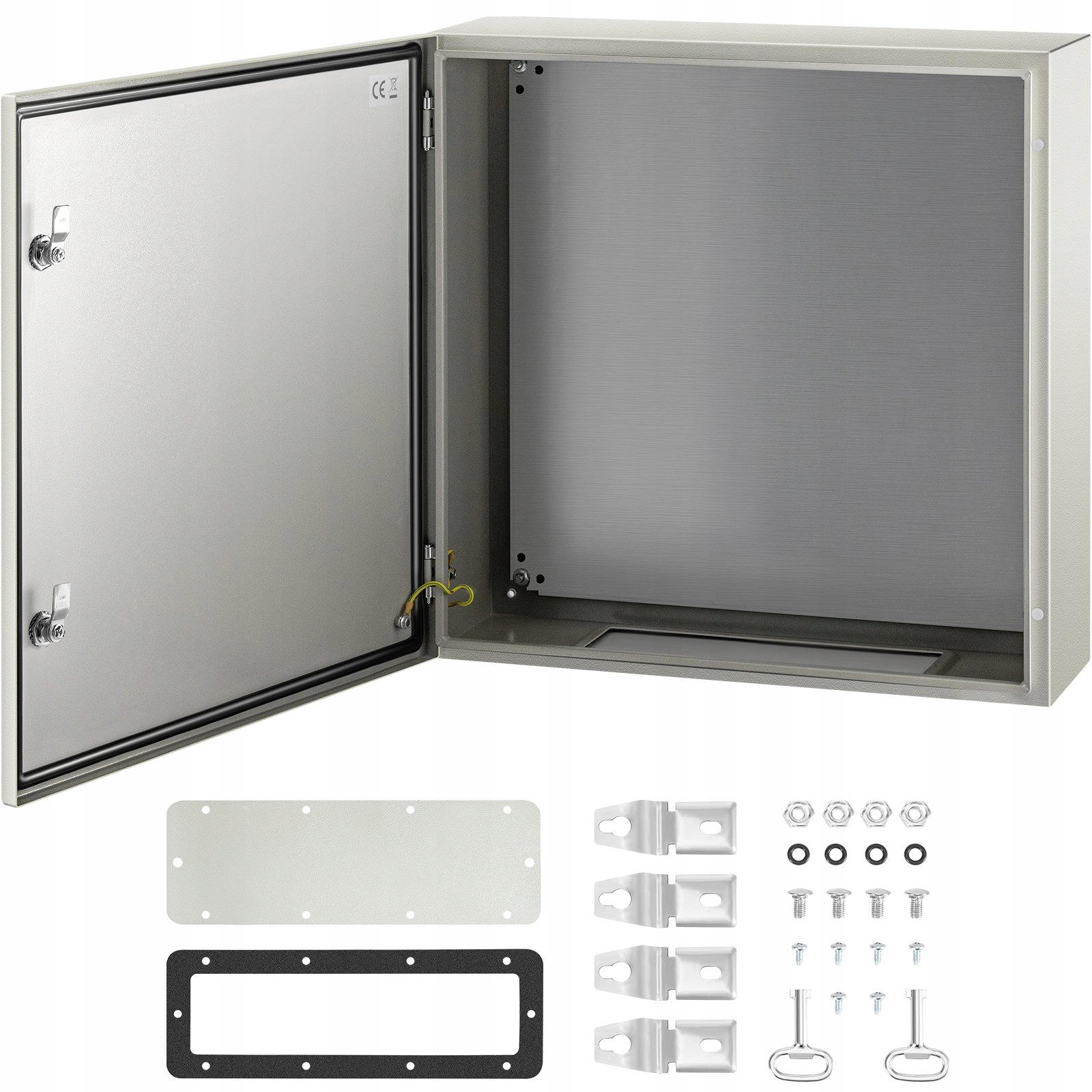Elektrická oceľová krytka 60x60x20 cm IP66 NEMA4X odolná voči prachu, vodotesná