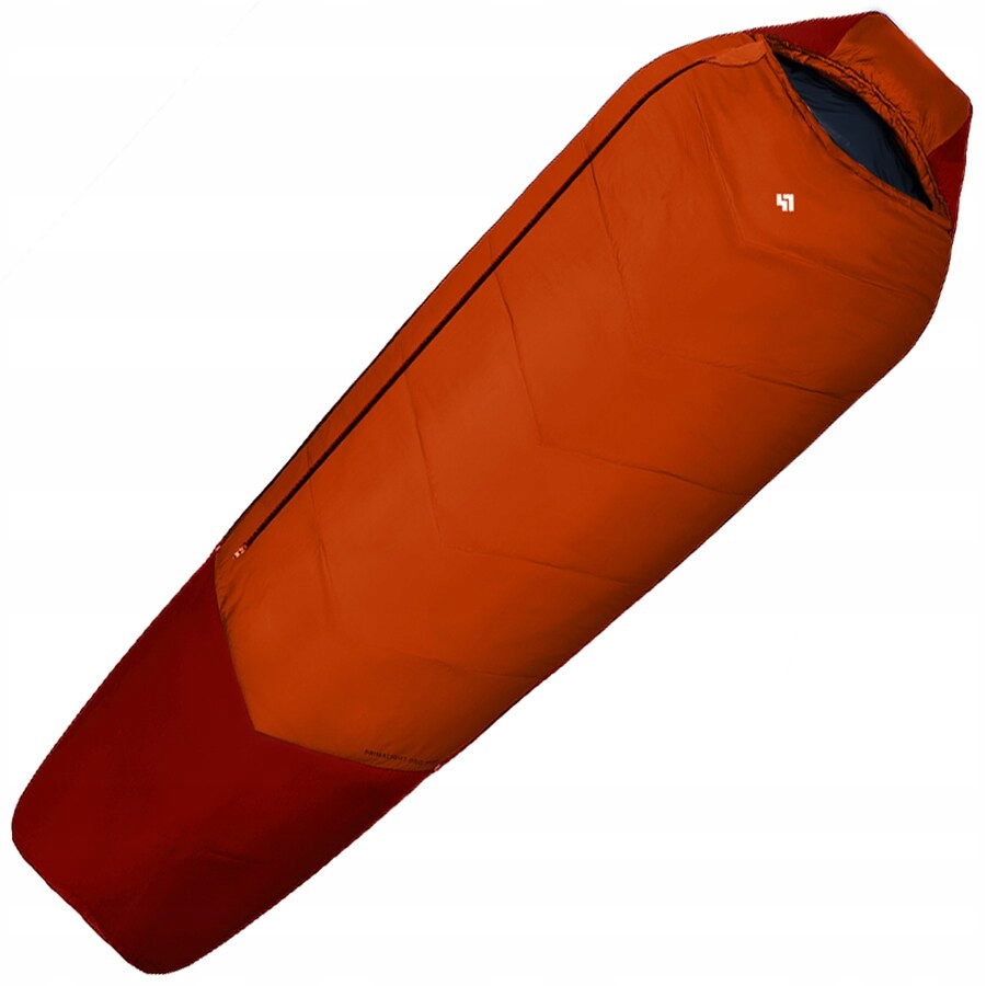 Turistický spací pytel mumie Alpinus Primalight Pro 1200 Oranžový pravý