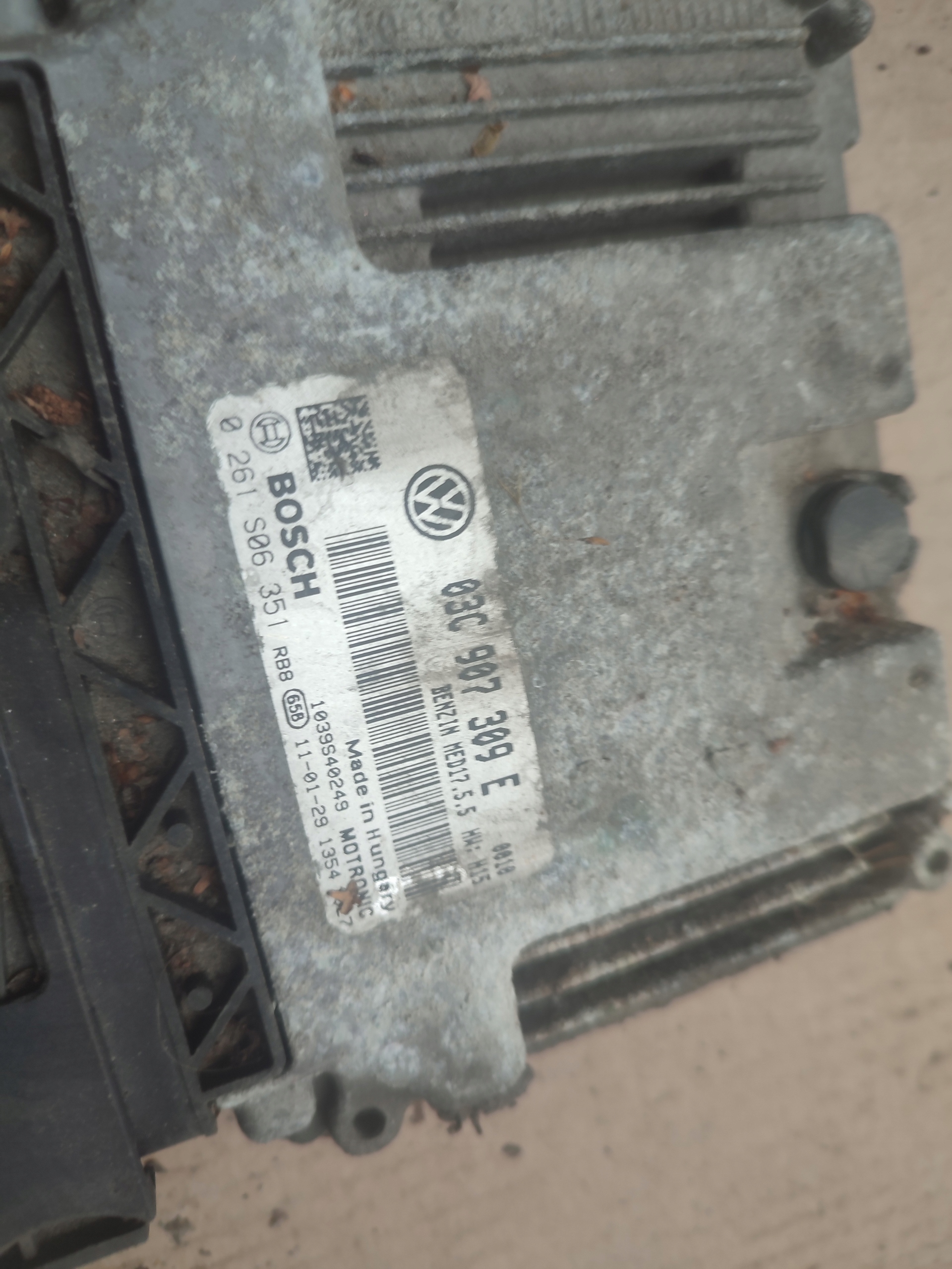 Ordinateur ECU Unité de contrôle VW 03C907309E 0261S06351