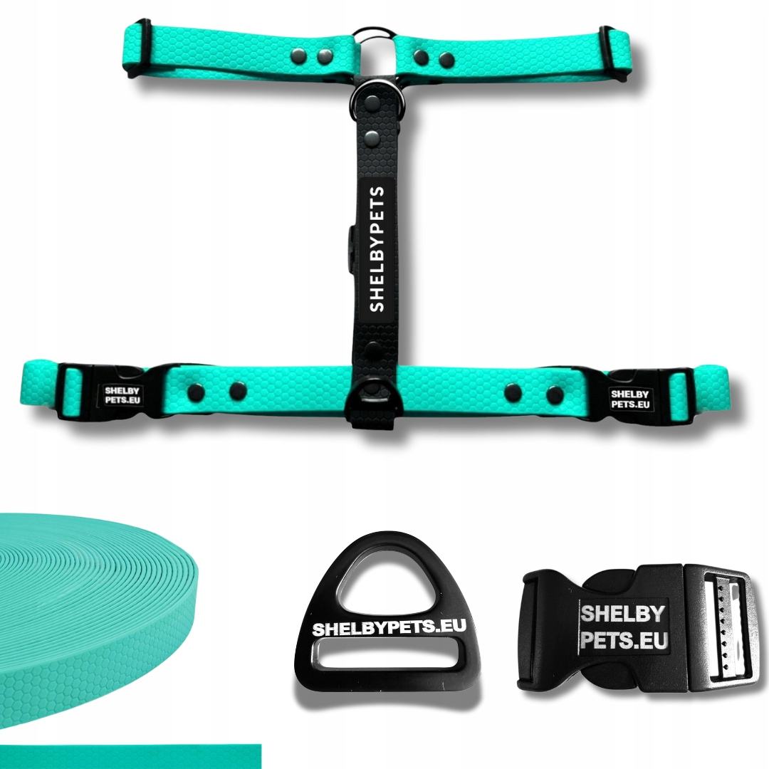 Postroj guard biothane voděodolný pro psa nastavitelný Pvc silný premium