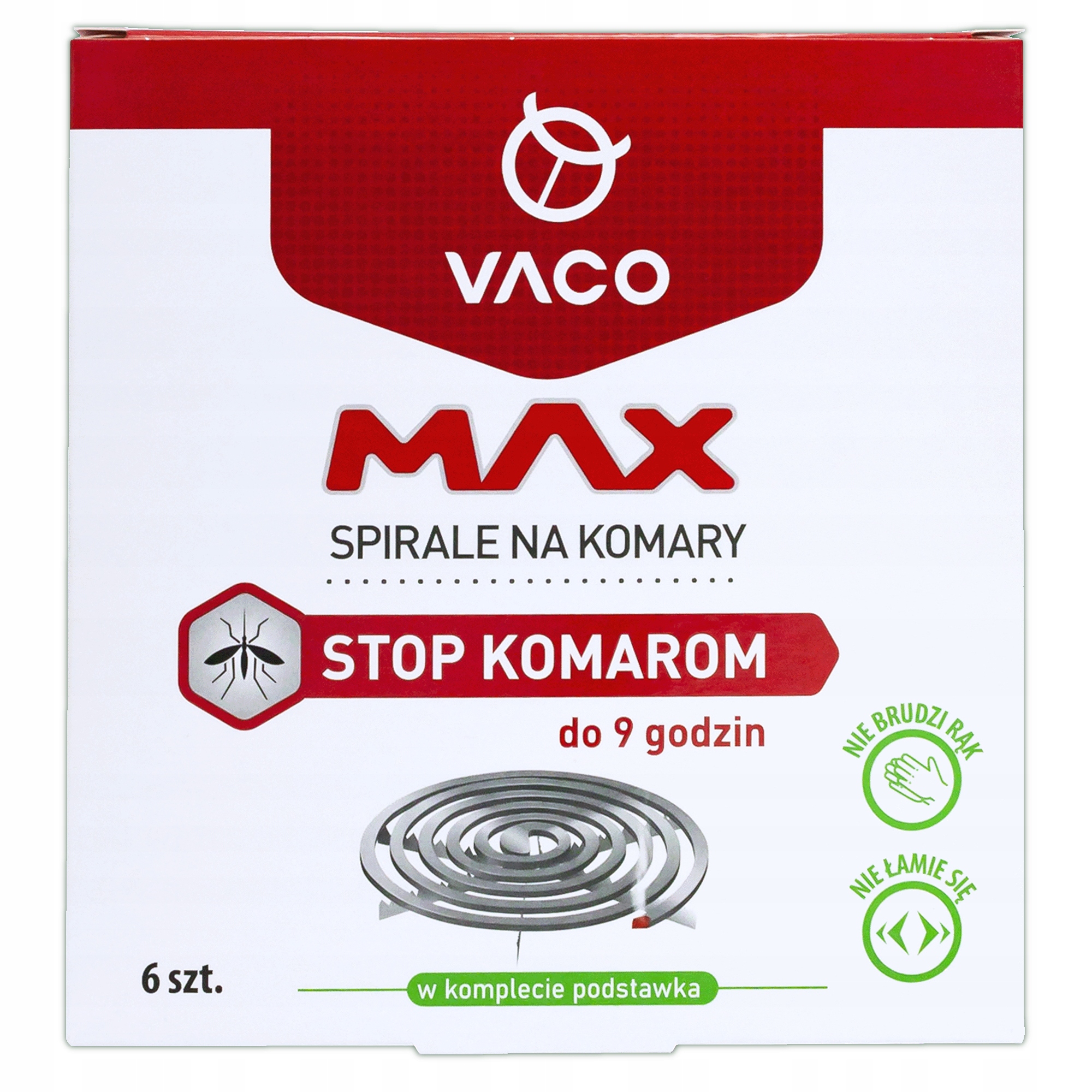 

Skuteczne Spirale na Komary Max 6 szt. Vaco Max