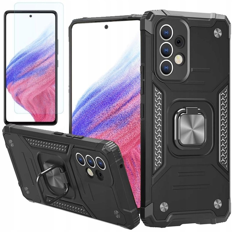 

Etui Armor Ring Szkło do Samsung Galaxy A53 5G