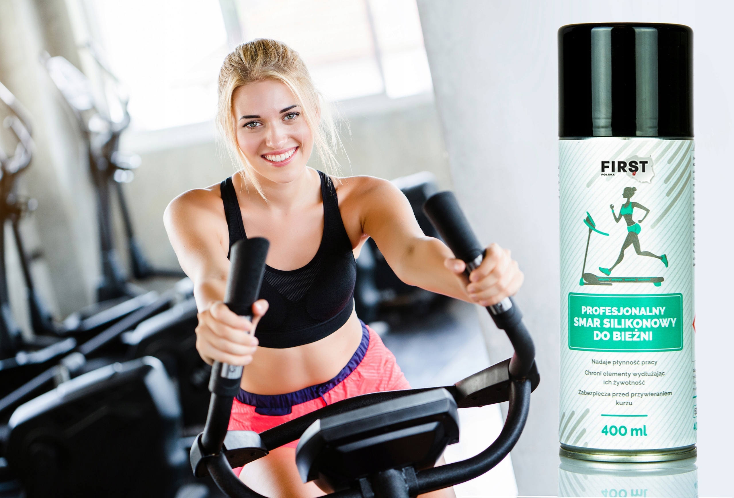 SMAR SILIKONOWY DO BIEŻNI oraz URZĄDZEŃ FITNESS Model 01795