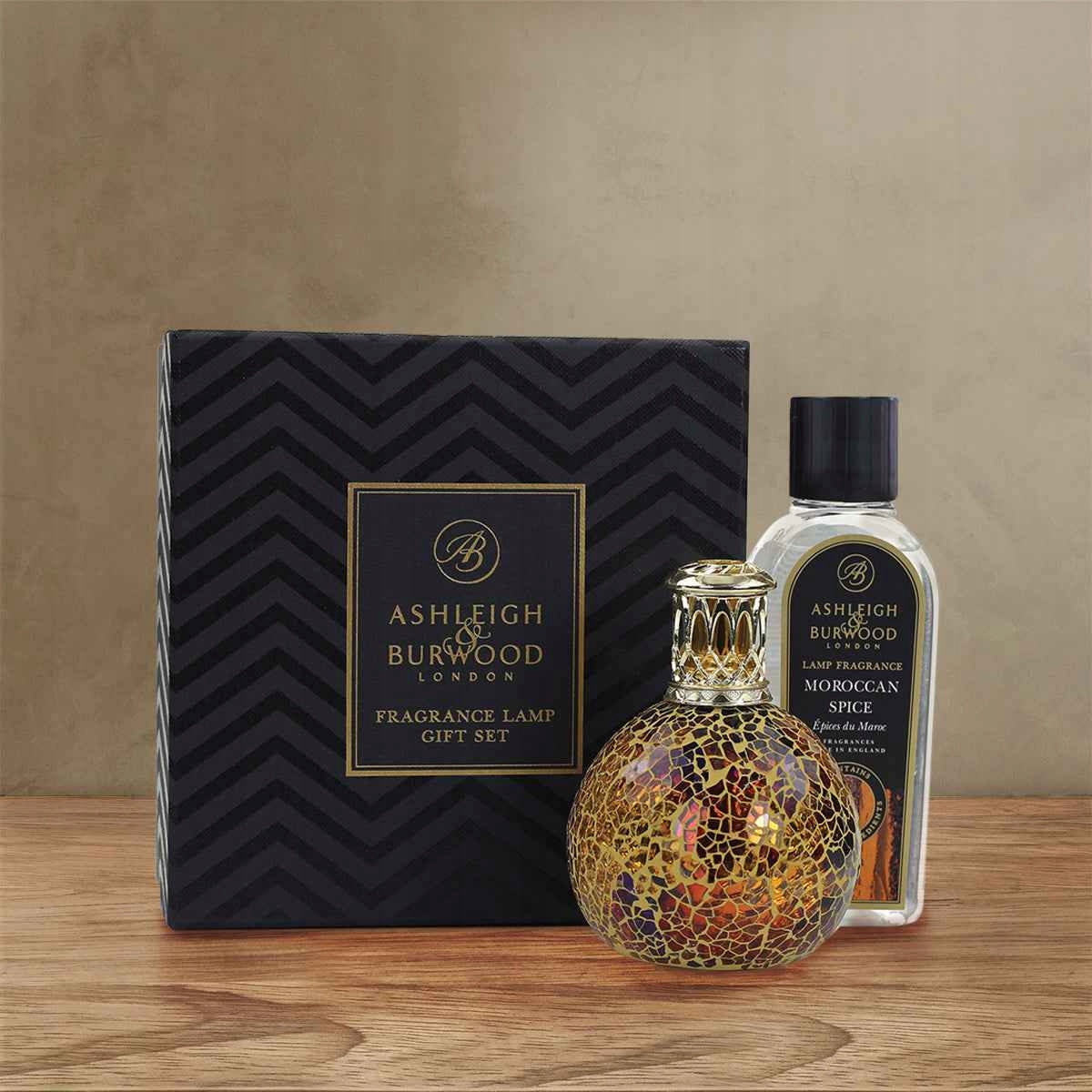 Sada lampa Golden Sunset náplň Moroccan Spice 250 ml Ashleigh & Burwood