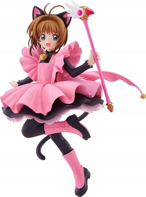 Figurka Cardcaptor Sakura Sakura Kinomoto: Black Cat Kostým velikosti L, velikost 22 cm