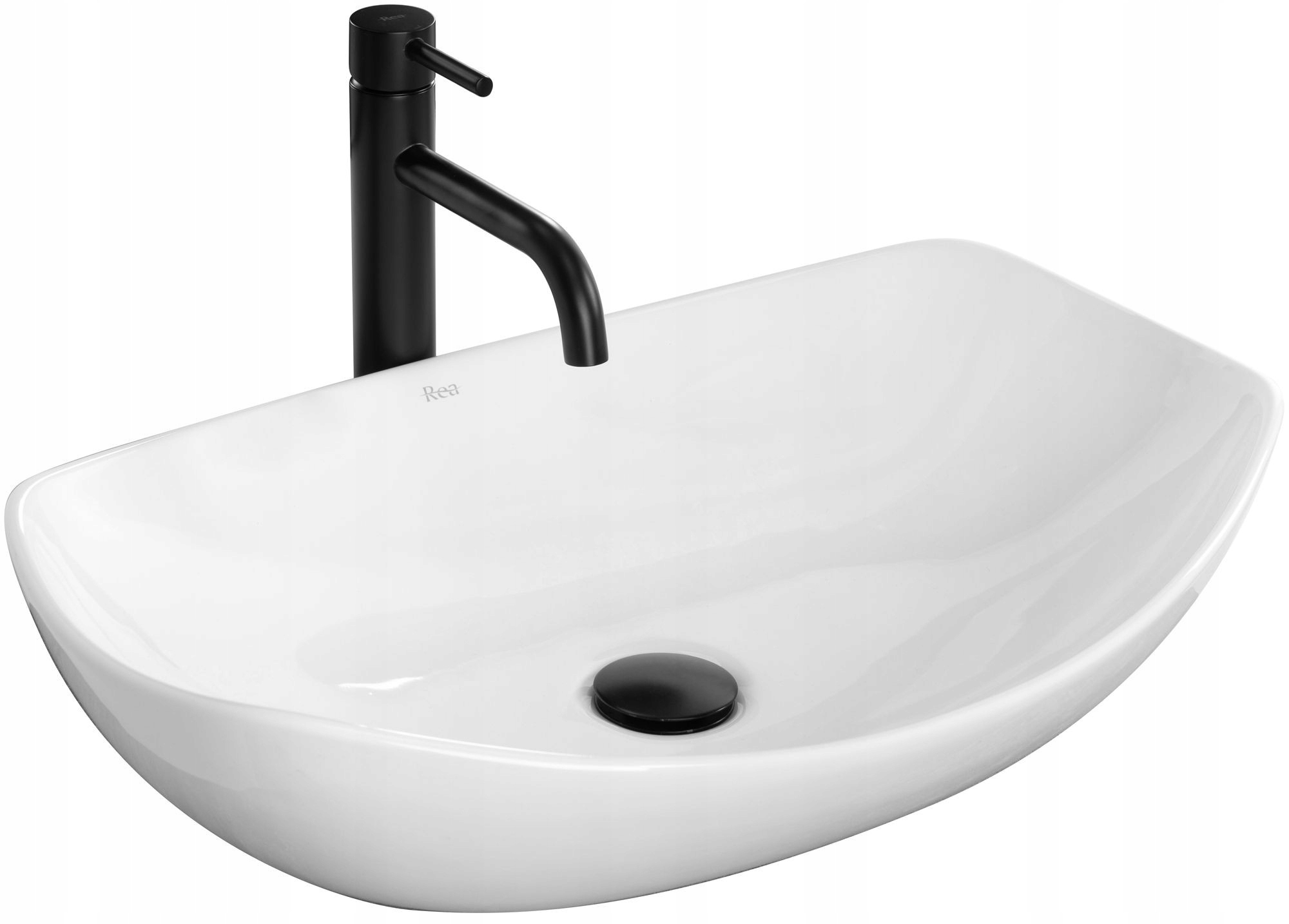 

Umywalka Nablatowa Ceramiczna Tango Biała