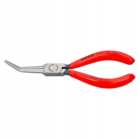 Knipex kleště jehové zahnuté 160mm 3121160