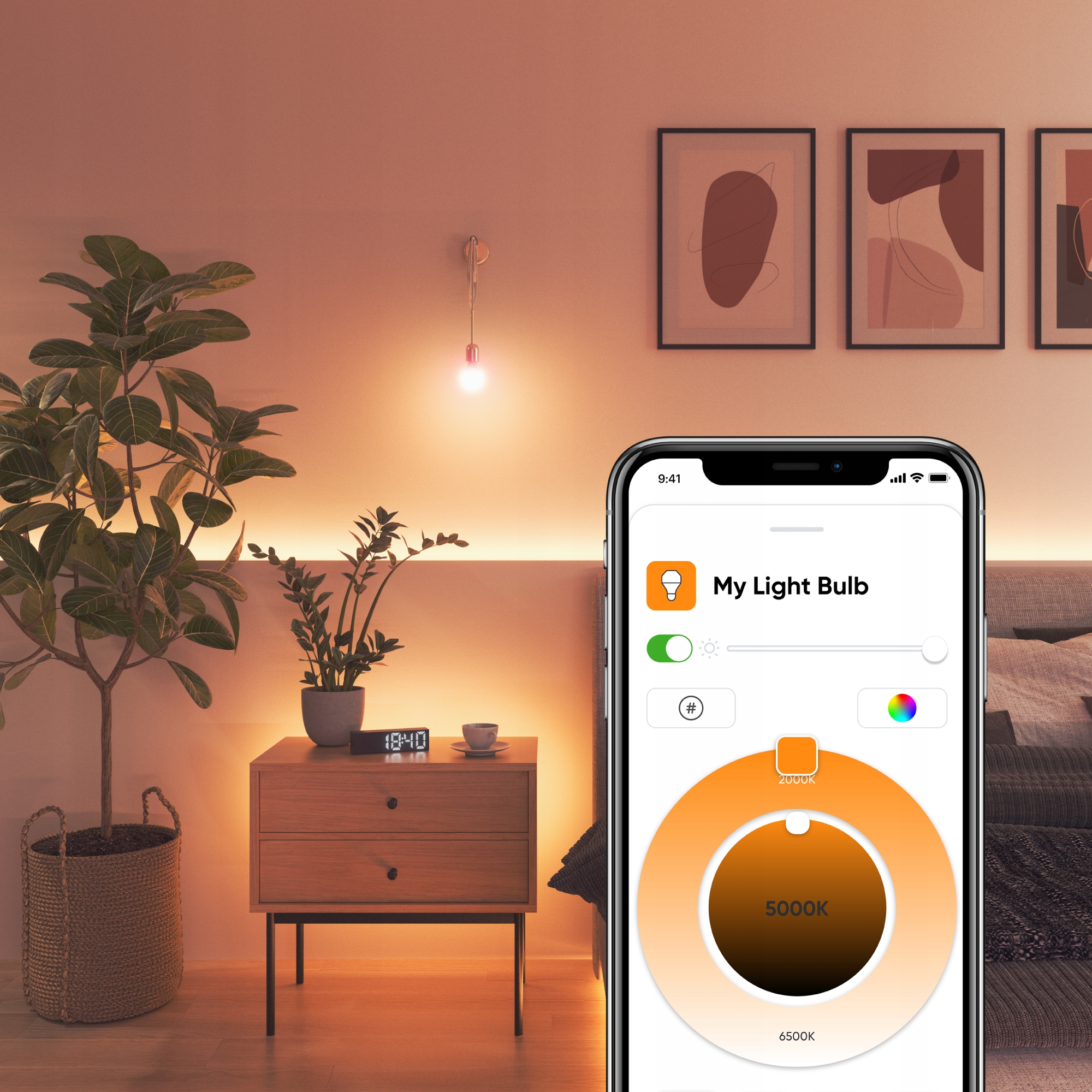 Nanoleaf Essentials Smart Bulb żarówka RGB E27 Jasność 806 lm