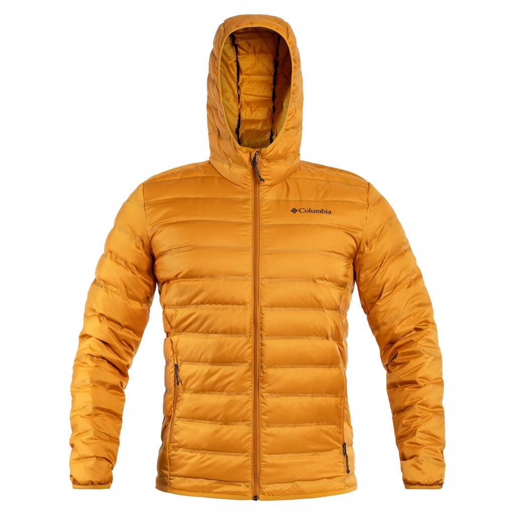 Prošívaná bunda s kapucí Columbia Lake 22 Down Hooded Jacket Žlutá XXL