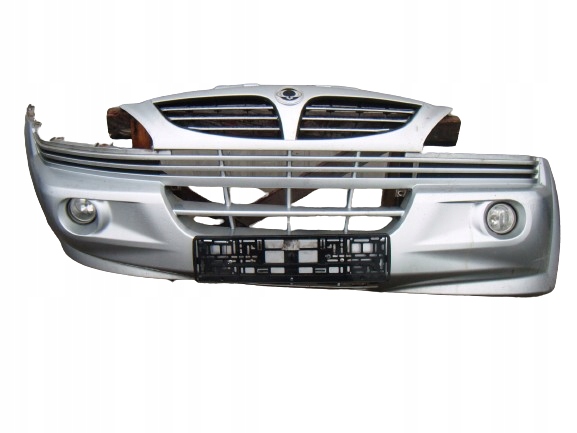 SSANGYONG KYRON 05-07 ZDERZAK PRZÓD ATRAPA HALOGENY