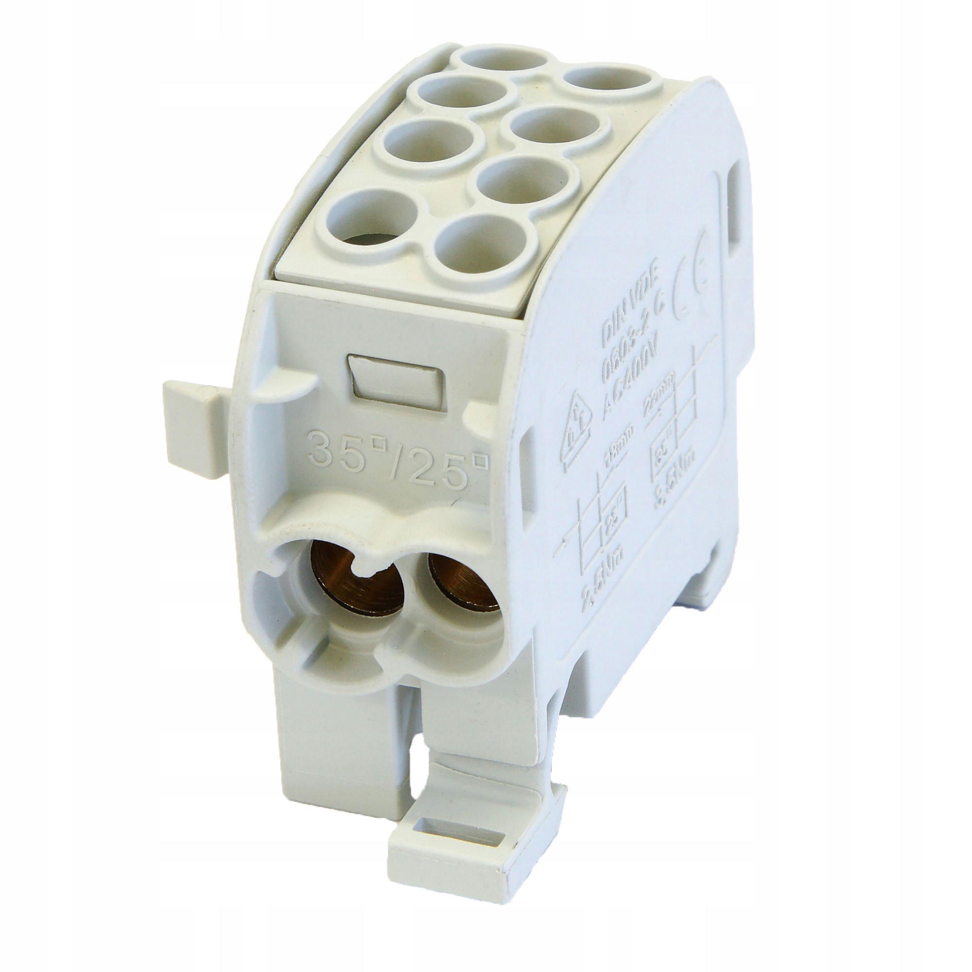 BLOK ROZDZIELCZY SZARY SCB 35 AL/CU 81502002 SIMET