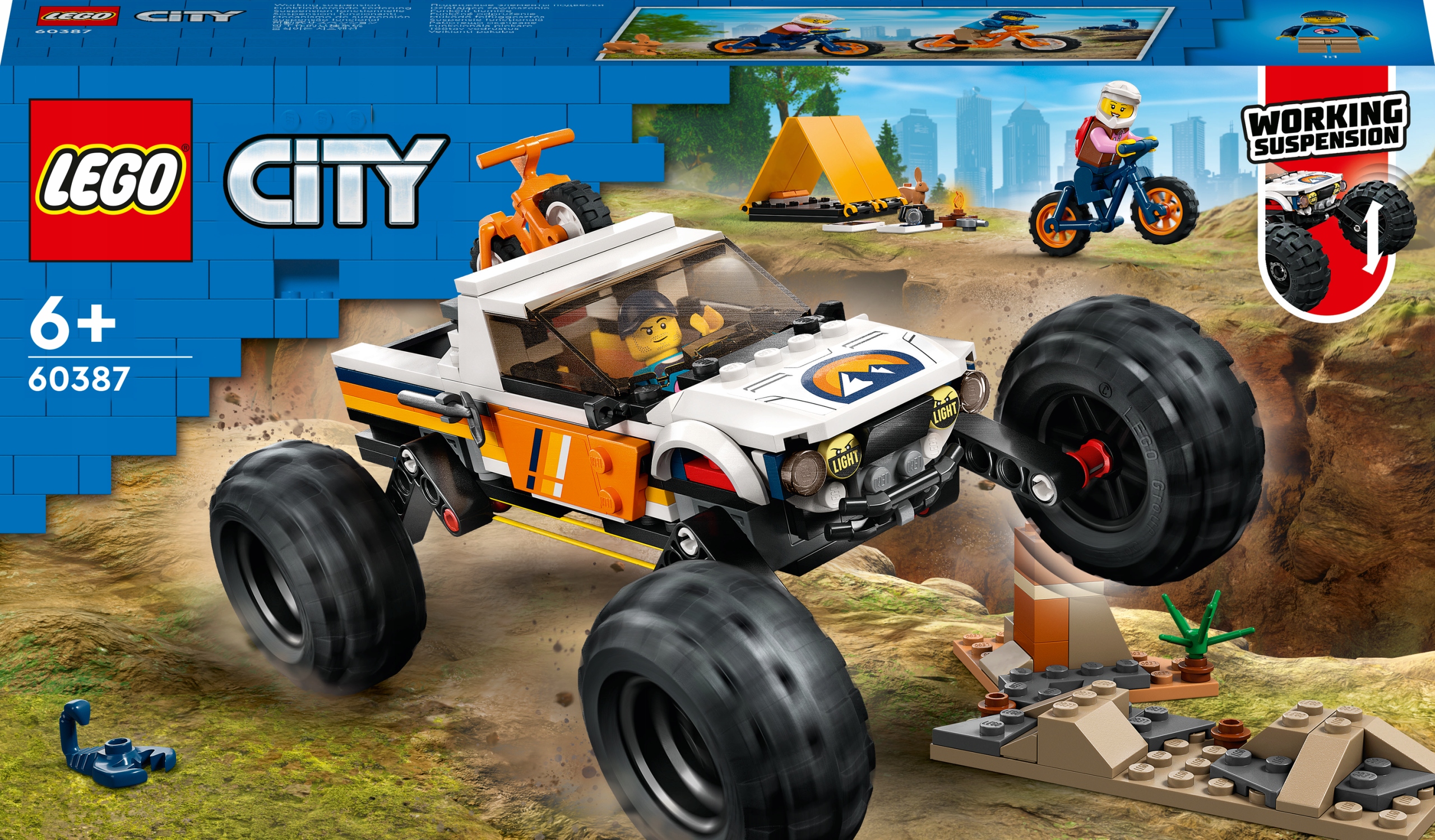 

Lego City Przygody samochodem terenowym 60387