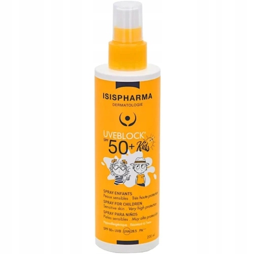 Isispharma Uveblock Spray dla dzieci Spf 50+, 200 ml