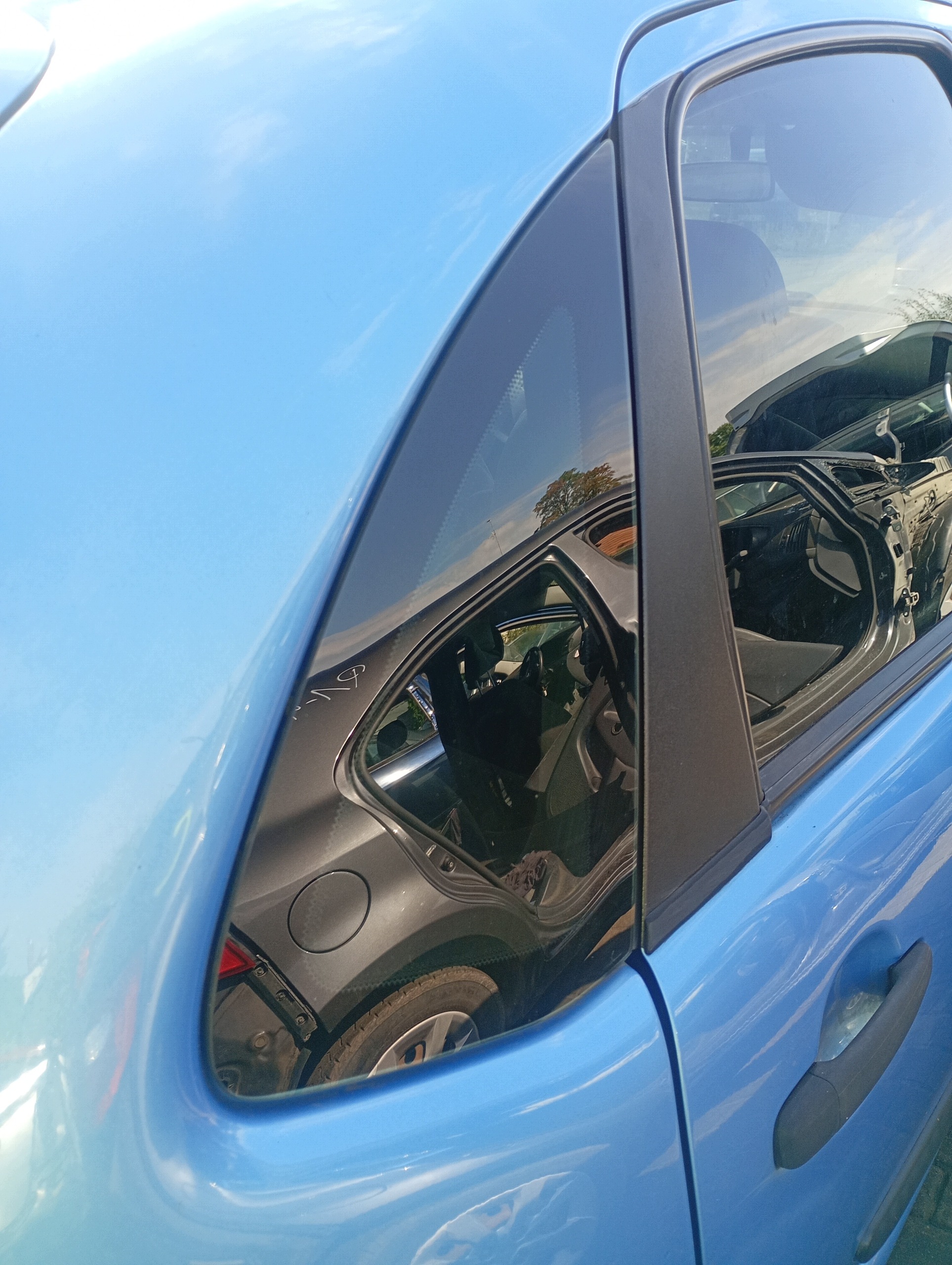 window side bodywork right rear rear part Citroen C3 02-10