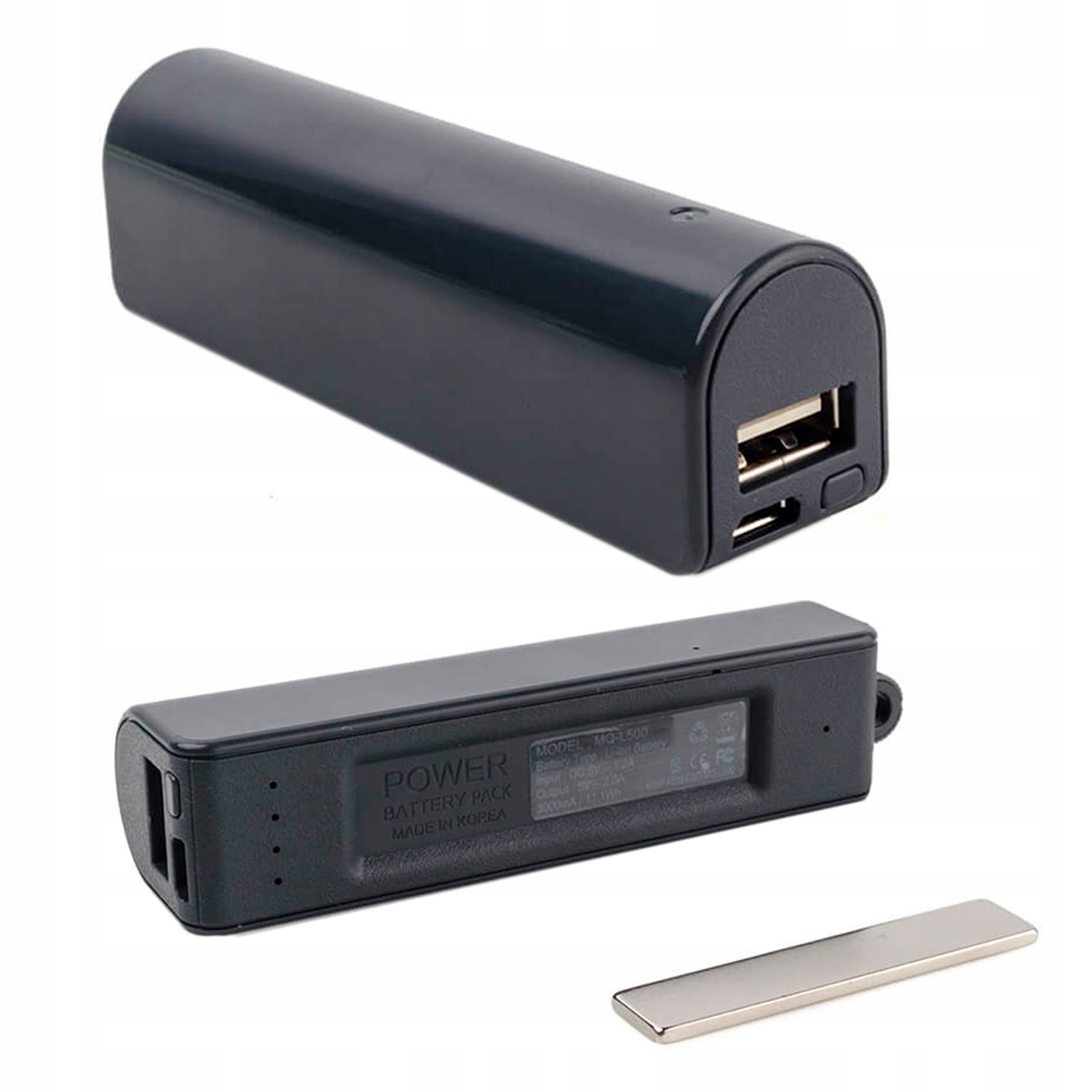 

Podsłuch dyktafon powerbank 16GB 3000 mAh MQ-l500
