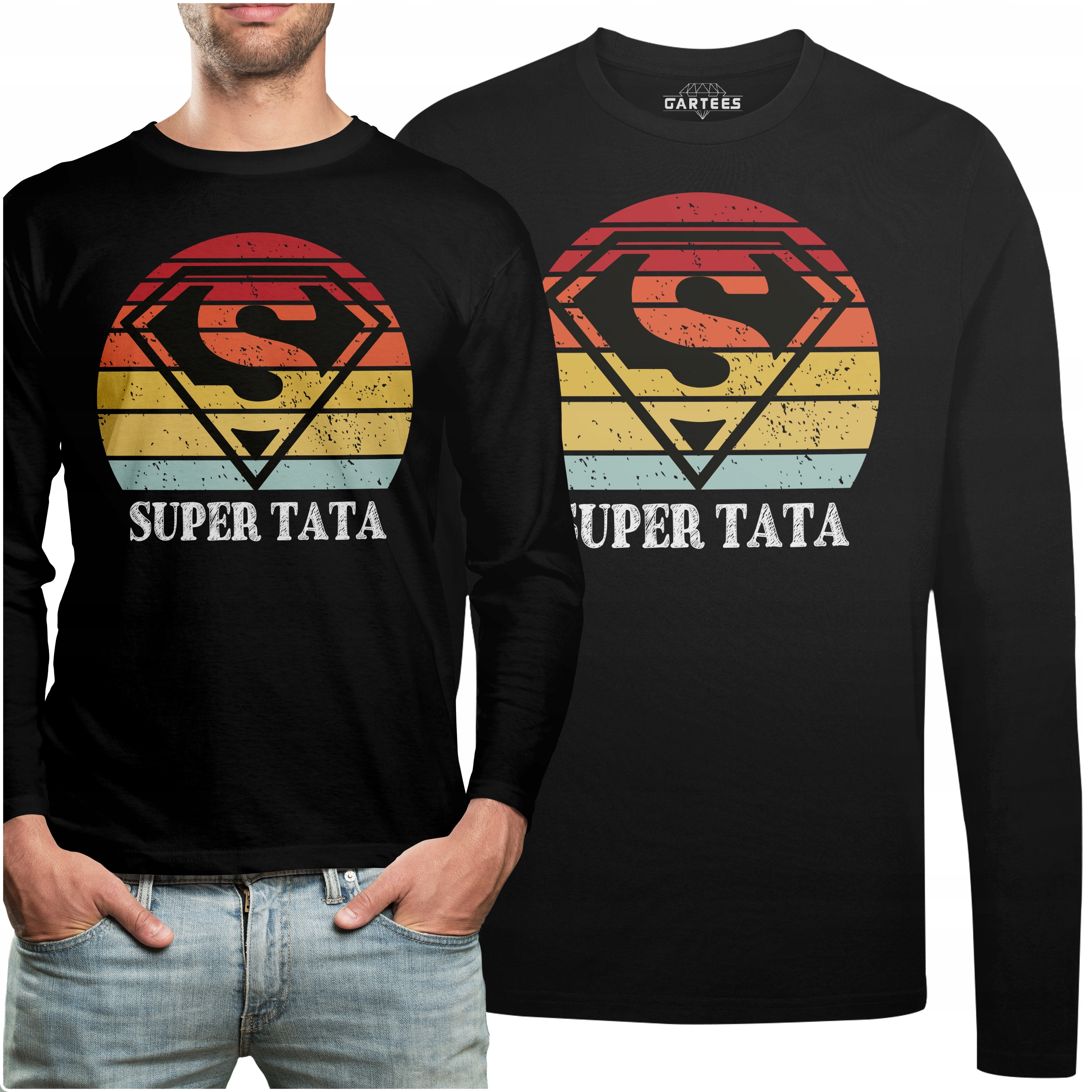

Koszulka Long Pomysł Na Prezent Napis Super Tata
