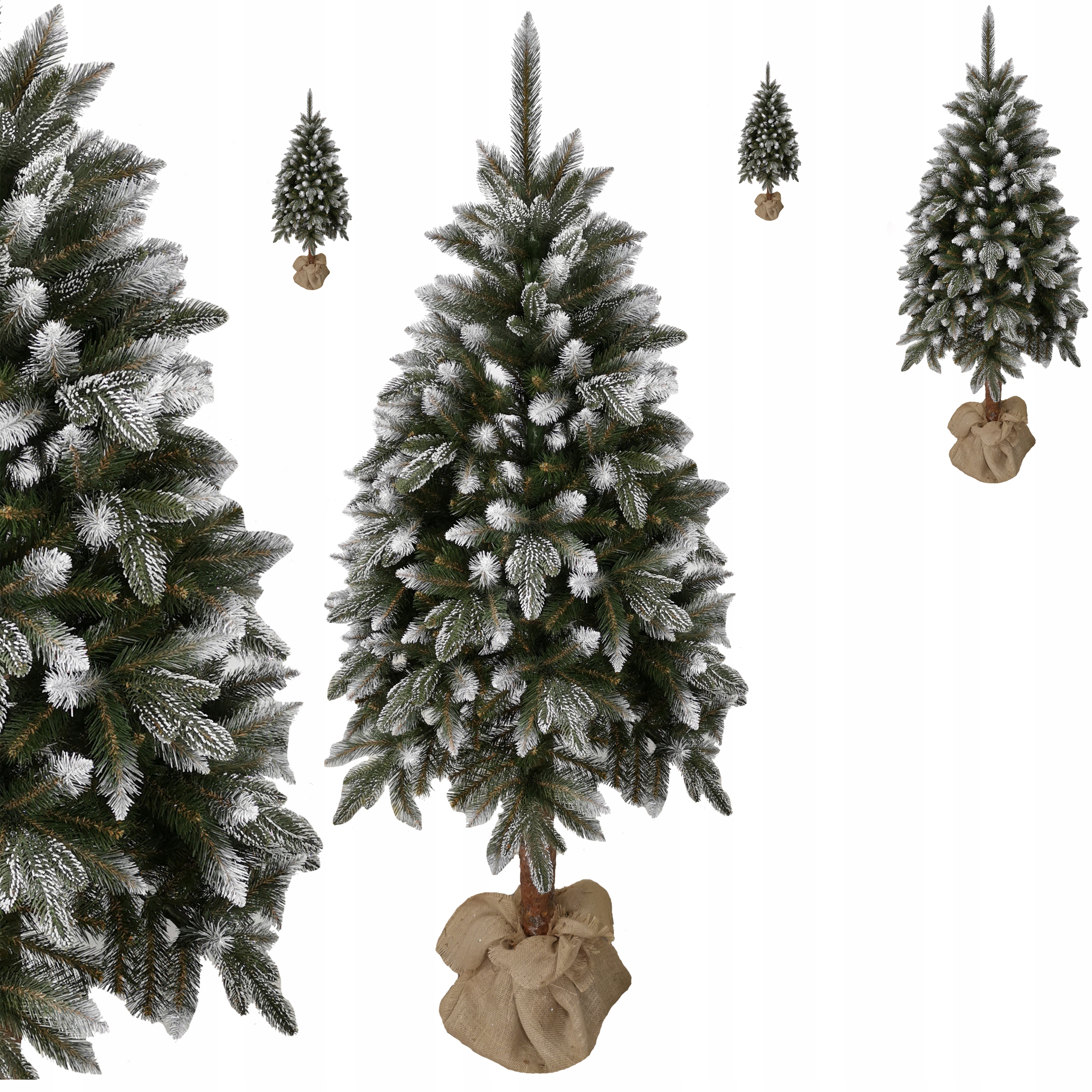 CHOINKA SZTUCZNA NA PNIU ŚWIERK DIAMENTOWY 220 CM