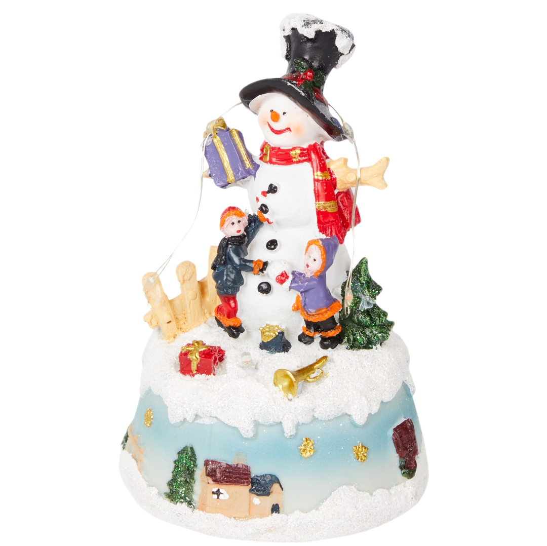 WIOSKA SCENKA ŚWIĄTECZNA MAGIC LED BAŁWANEK