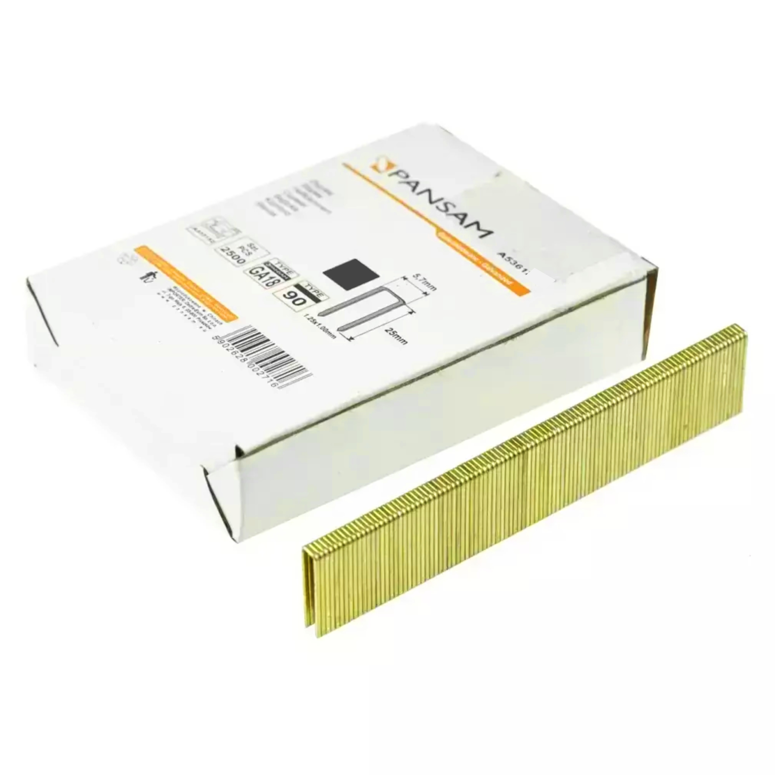 PANSAM ZSZYWKI STOLARSKIE TYP90 GA18 20MM 2500SZT Kod producenta A536120