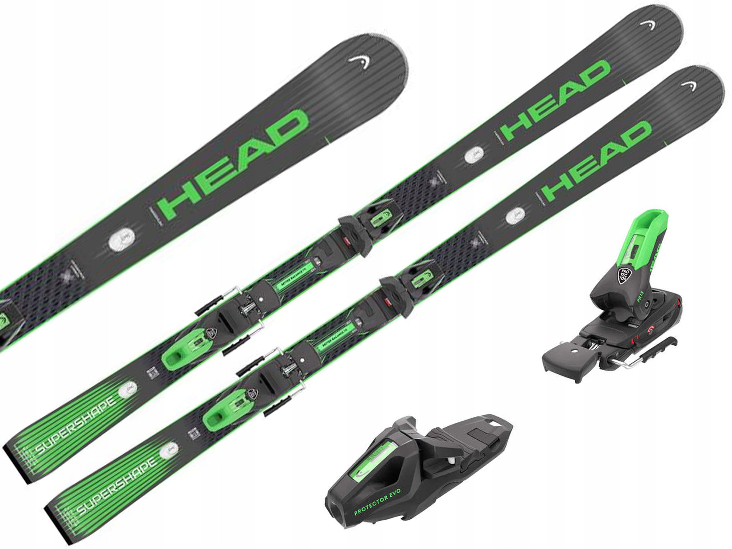 Narty Head Supershape e-Magnum Sw wiązania Protector Evo Pr 13 Gw 170cm