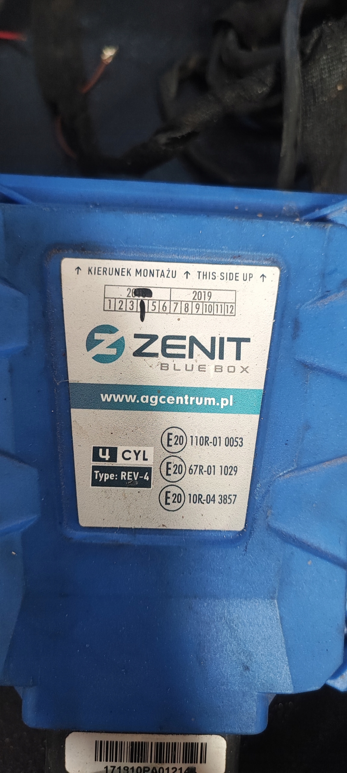control unit LPG/CNG Zenit Blue Box Rev-4 AG 70942