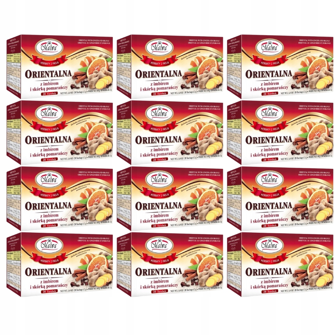 Levně Orientální Čaj Malwa 40 g (20 x 2 g) x 12 kusů