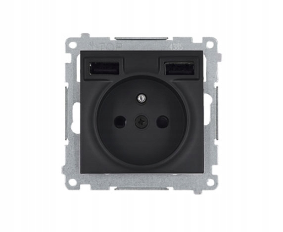  /><p><b>DANE PODSTAWOWE</b></p><p><b>✅</b>Seria:&nbsp;<b>Simon 54</b></p><p><b>✅</b>Nazwa produktu/Rodzaj:&nbsp;<b>gniazdo z ładowarką USB</b></p><p><b>✅</b>Kolor:&nbsp;<b>czarny mat</b></p><p><b>✅</b>Typ produktu:&nbsp;<b>moduł</b></p><p><b>✅</b>Prąd znamionowy:&nbsp;<b>16 A</b></p><p><b>✅</b>Napięcie znamionowe:&nbsp;<b>230 V</b></p><p><b>✅</b>Rodzaj podłączenia / Typ zacisku:<b>&nbsp;zaciski śrubowe</b></p><p><b>✅</b>Stopień ochrony IP:&nbsp;<b>IP20</b></p><p><b>✅</b>Prąd ład.:&nbsp;<b>2,1 A</b></p><p><b>DANE SZCZEGÓŁOWE</b></p><p><b>✅</b>Klasa ETIM:<b>&nbsp;EC000359 Ładowarka akumulatorowa uniwersalna</b></p><p><b>✅</b>Rodzaj materiału: <b>tworzywo sztuczne, PC, bezhalogenowe</b></p><p><b>✅</b>Zabezpieczenie powierzchni:<b>&nbsp;lakierowanie</b></p><p><b>✅</b>Wykończenie powierzchni:&nbsp;<b>matowe</b></p><p><b>✅</b>Sposób montażu [ETIM]:<b>&nbsp;montaż podtynkowy</b></p><p><b>✅</b>Sposób mocowania:<b>&nbsp;pazurki / wkręty</b></p></div>
                    </div>
    </div>
                                                                    <div class=