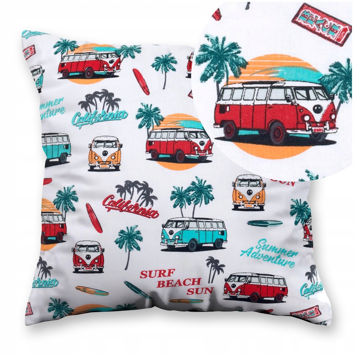 Poszewka 40x40 Bawełniana na Jaśka Belluno Dziecięca Dekoracyjna