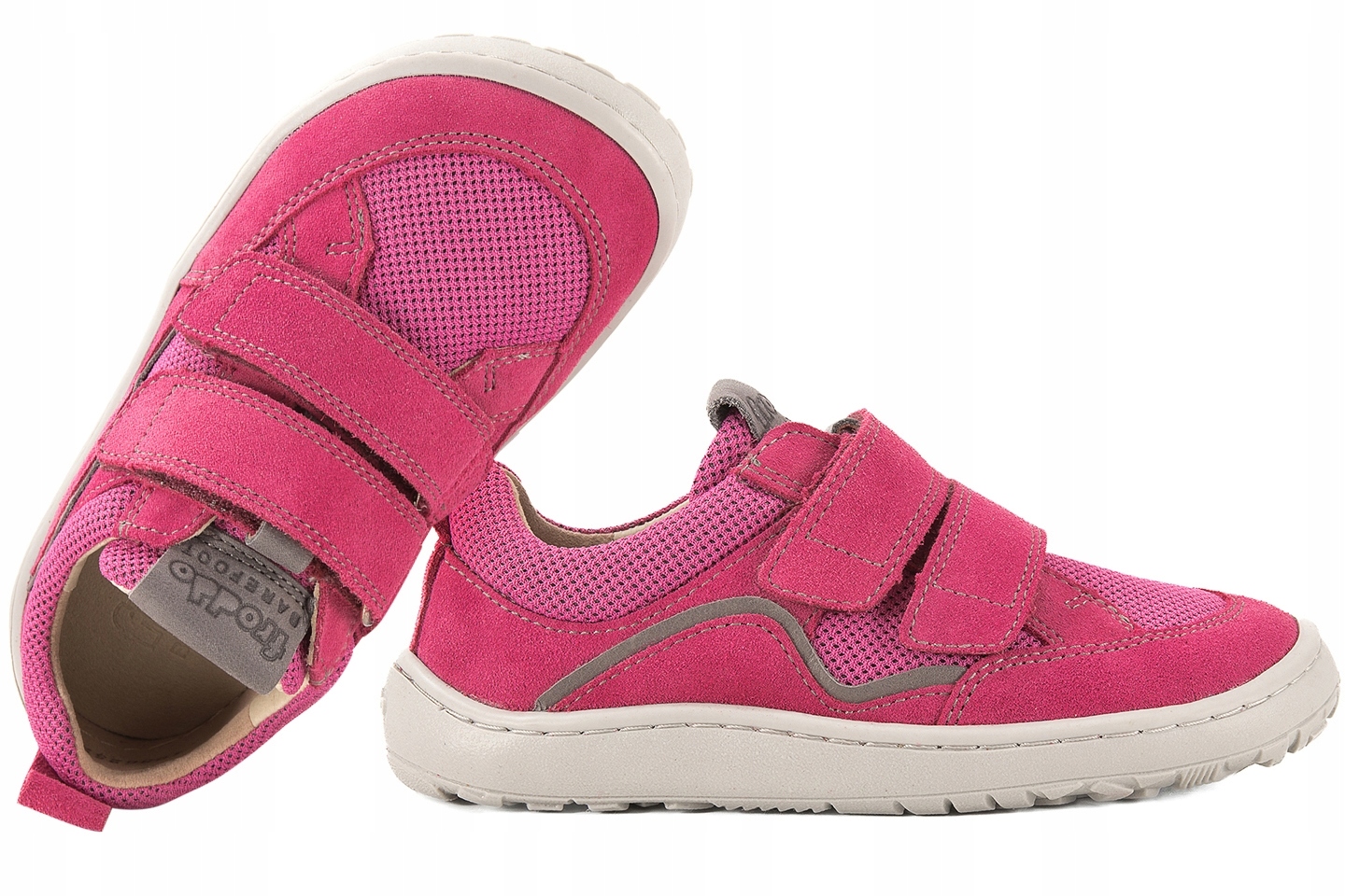 Froddo G3130260-10 Barefoot Półbuty Dziewczęce Sportowe Skóra 33 Fuksja